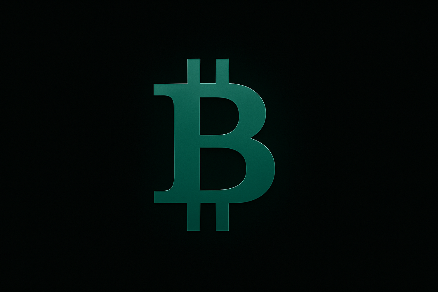 Minimalist Bitcoin Symbol